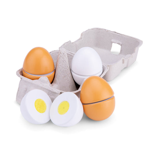 Wooden Eggs - 4 pieces - 10600