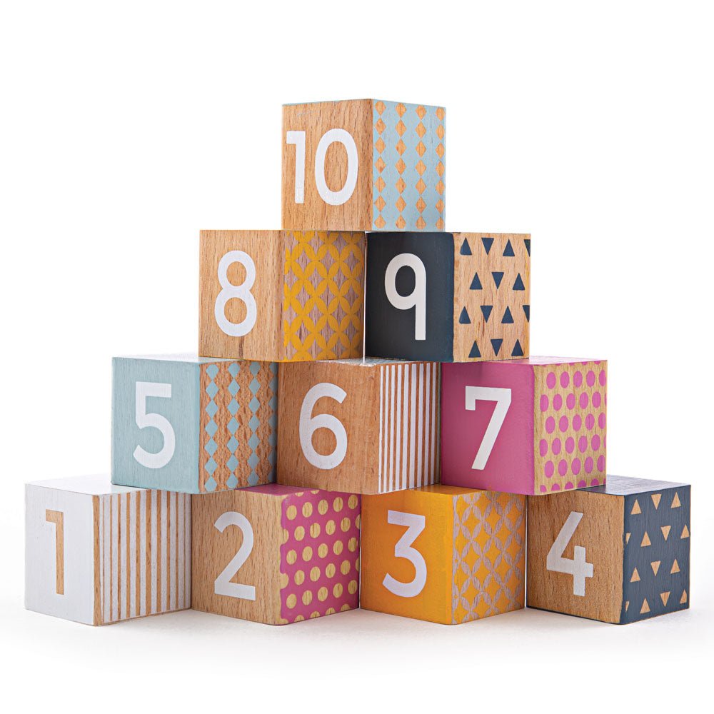 Wooden Number Blocks – LittleShop Toys