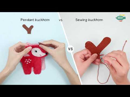 DIY Sewing Keychain - Deer