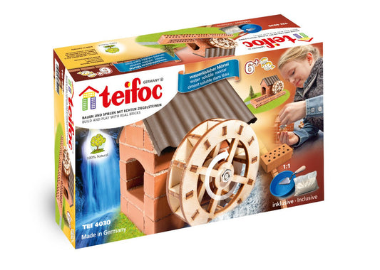 Teifoc Real Bricks Building Sets - Watermill - TEI 4030 - Teifoc - LittleShop Toys